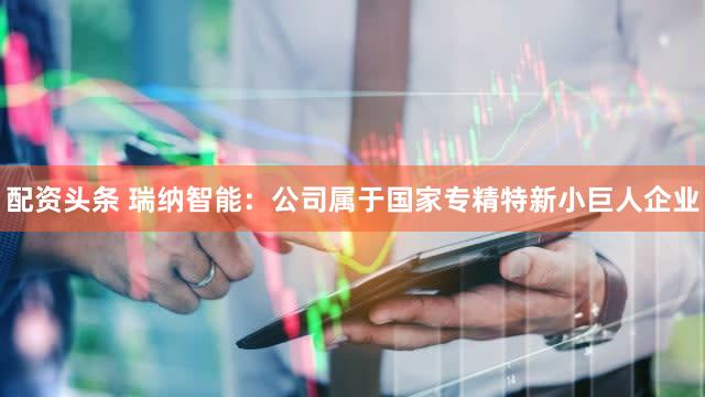 配资头条 瑞纳智能：公司属于国家专精特新小巨人企业