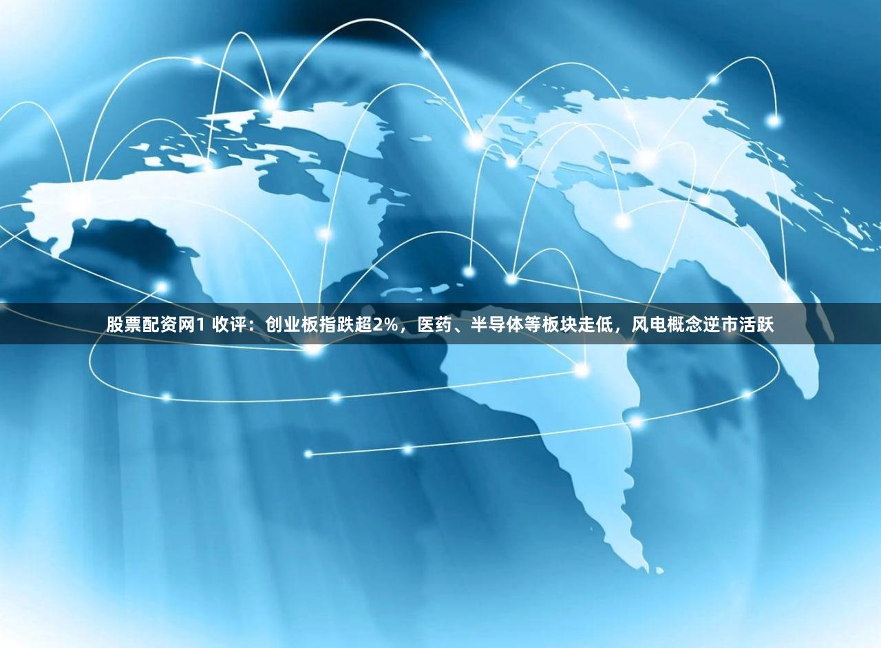 股票配资网1 收评：创业板指跌超2%，医药、半导体等板块走低，风电概念逆市活跃